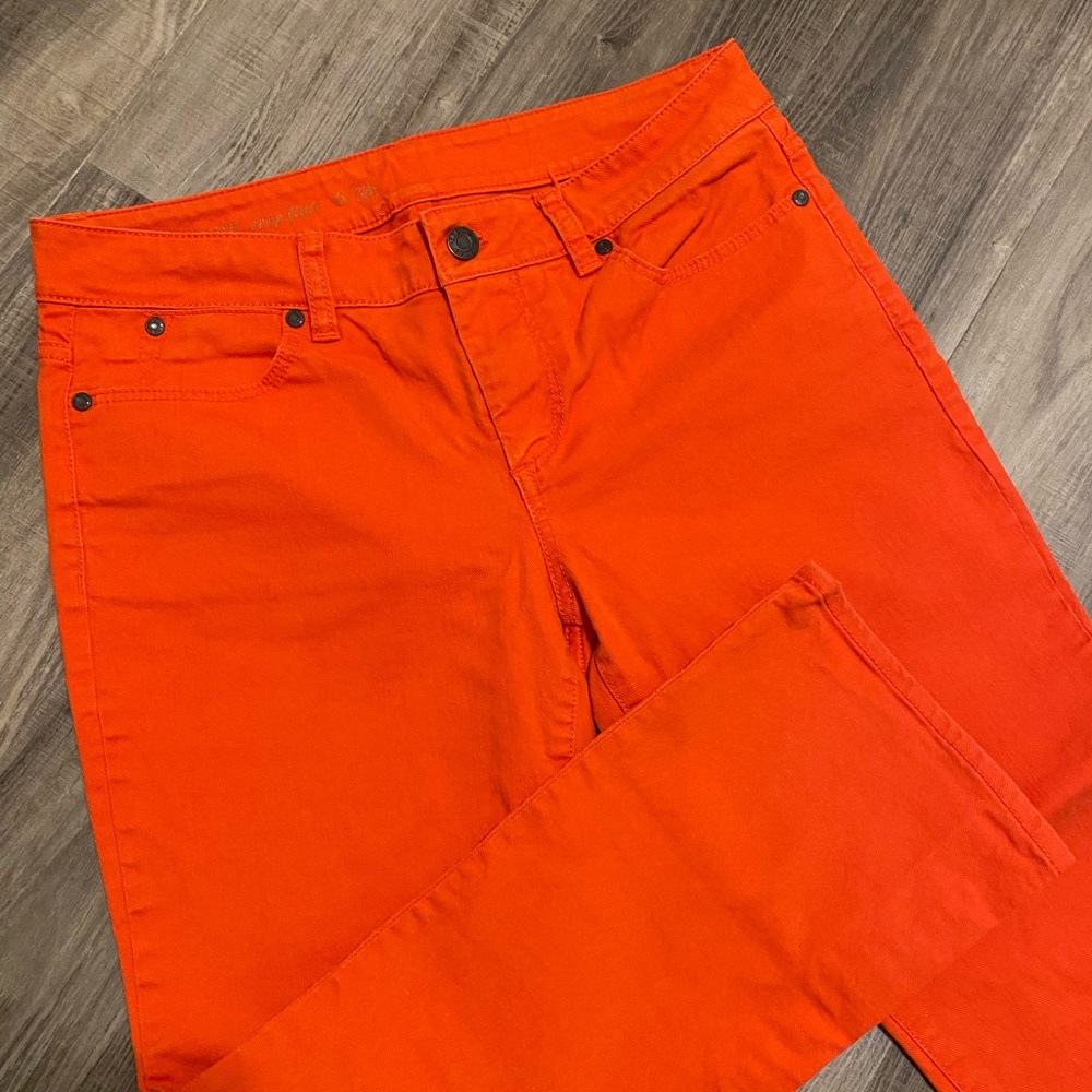 Talbots crop flare jeans